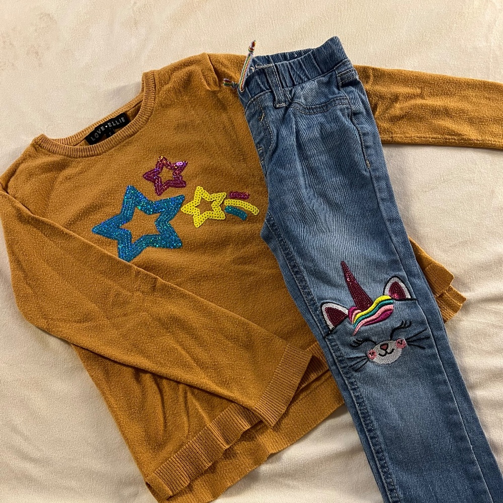 Gently Used Girls Size 5 Outfit